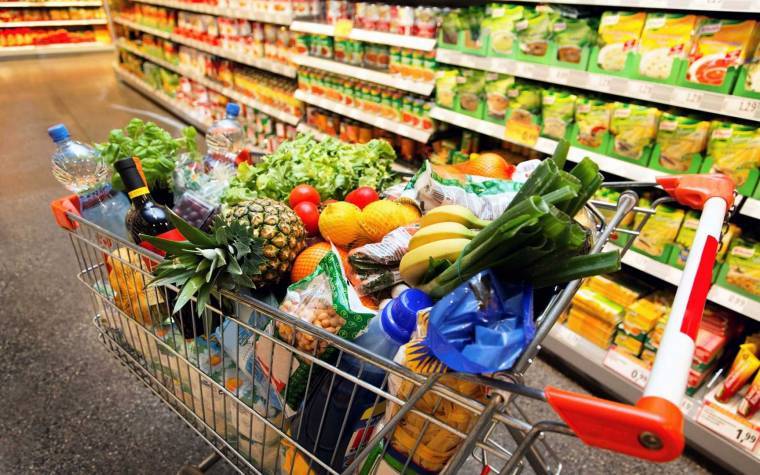 Рост цен на продукты за период текущего года в России составил 2,1%